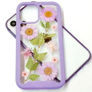 Purple Daisy Sorbaria Sorbifolia | 2 in 1 Full Protection Case | Apple Samsung Google