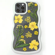 Yellow Delphinium Alyssum | Waves Case | Bumper Border Case | iPhone 14/13/12 Phone Case