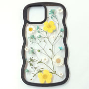 Blue Gypsophila | Waves Case | Bumper Border Case | iPhone 14/13/12 Phone Case