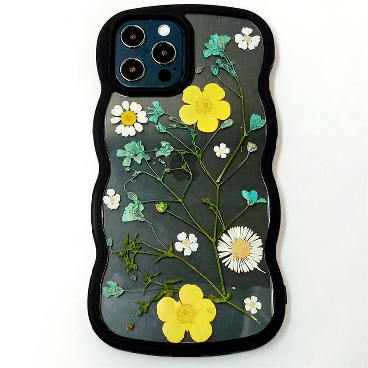 Blue Gypsophila | Waves Case | Bumper Border Case | iPhone 14/13/12 Phone Case