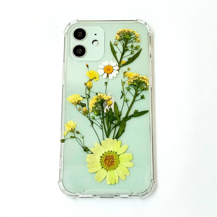 Flower Arrangement Art | Clear Bumper Phone Case | Optional Magnetic Ring