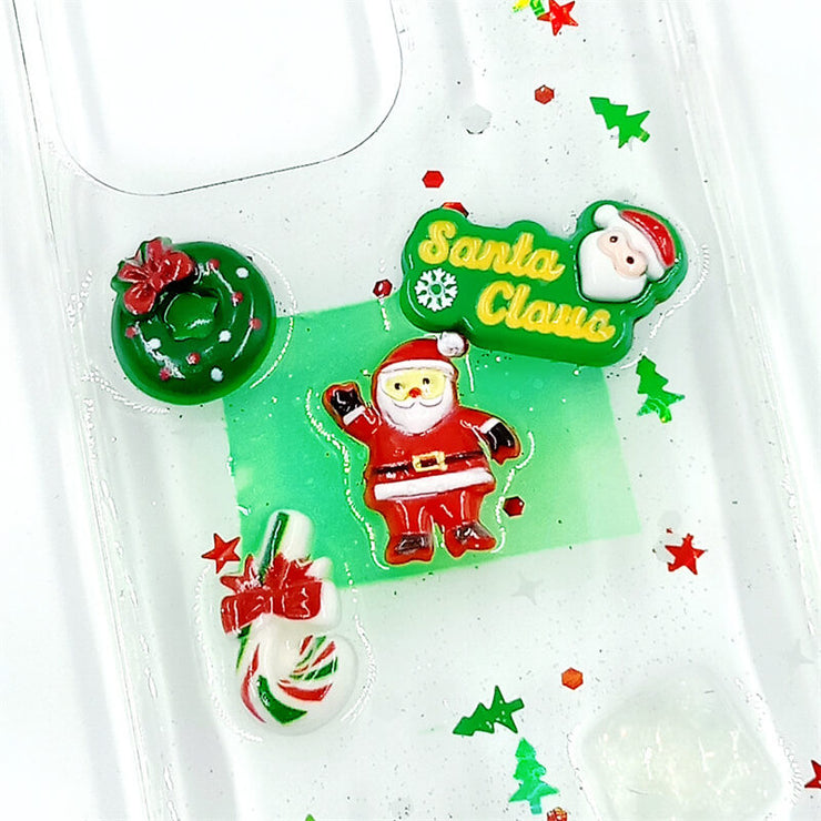 Santa Claus | Cream Glue 3D Phone Case | Christmas Collection