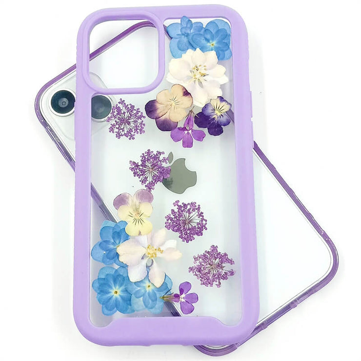 Blue Hydrangea White Delphinium | 2 in 1 Full Protection Case | Apple Samsung Google