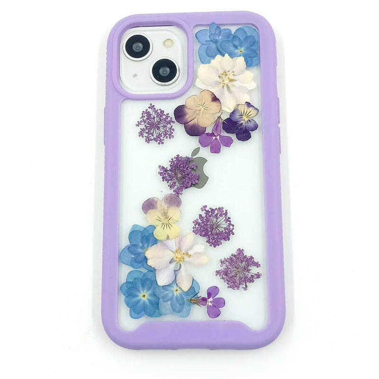 Blue Hydrangea White Delphinium | 2 in 1 Full Protection Case | Apple Samsung Google