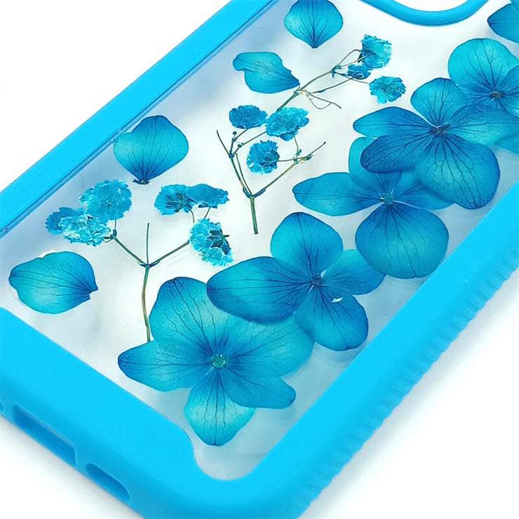 Blue Hydrangea Gypsophila | 2 in 1 Full Protection Case | Apple Samsung Google