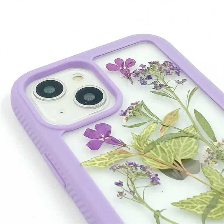 Purple Lobelia Erinus | 2 in 1 Full Protection Case | Apple Samsung Google