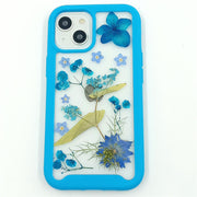 Blue Hydrangea Gypsophila | 2 in 1 Full Protection Case | Apple Samsung Google