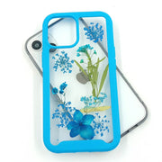 Blue Hydrangea Lace Flower | 2 in 1 Full Protection Case | Apple Samsung Google