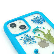 Blue Hydrangea Lace Flower | 2 in 1 Full Protection Case | Apple Samsung Google