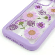 Purple Forget Me Not Daisy | 2 in 1 Full Protection Case | Apple Samsung Google