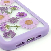 Purple Forget Me Not Daisy | 2 in 1 Full Protection Case | Apple Samsung Google