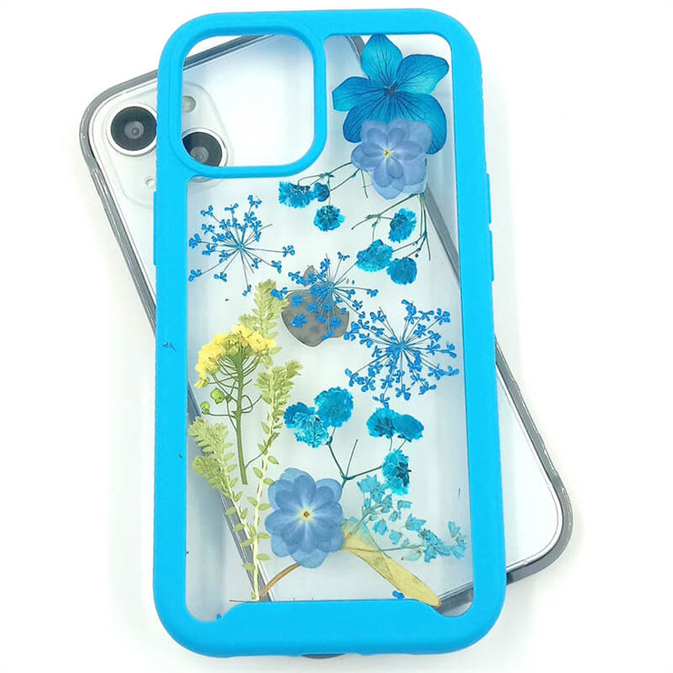 Blue Delphinium Gypsophila | 2 in 1 Full Protection Case | Apple Samsung Google