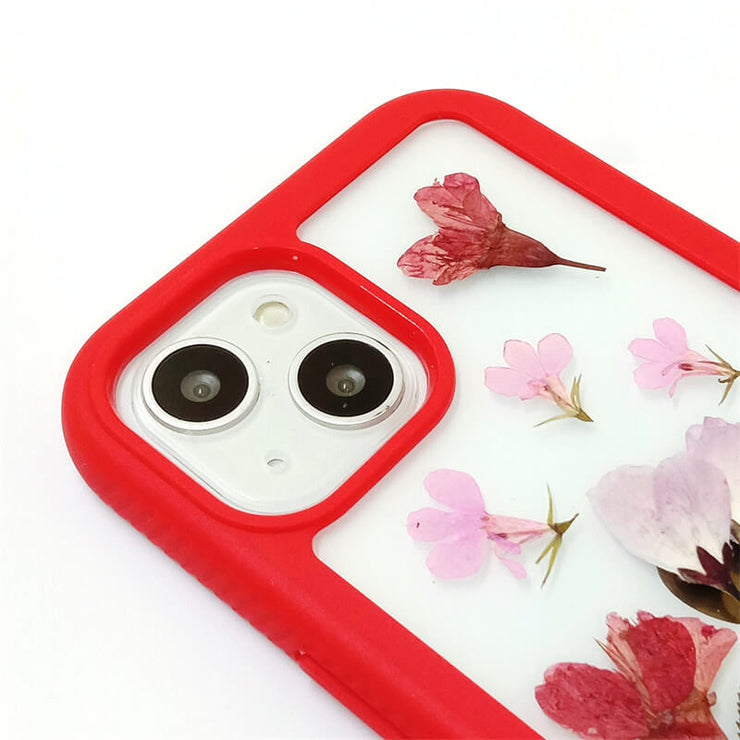 Red Lobelia Erinus | 2 in 1 Full Protection Case | Apple Samsung Google