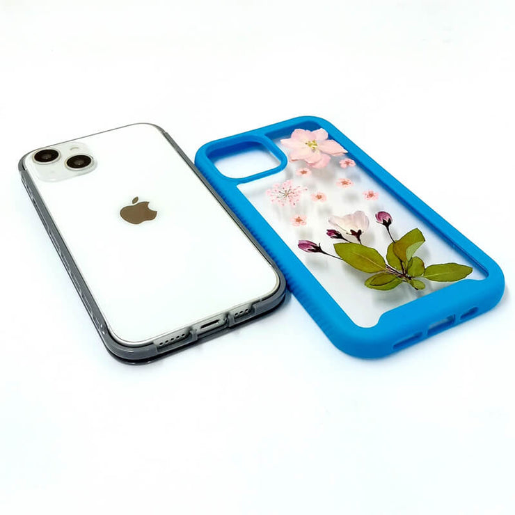 Pink Delphinium Sorbaria Sorbifolia | 2 in 1 Full Protection Case | Apple Samsung Google