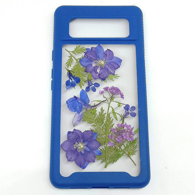 Purple Alyssum Blue Delphinium | 2 in 1 Full Protection Case | Google Phone Case