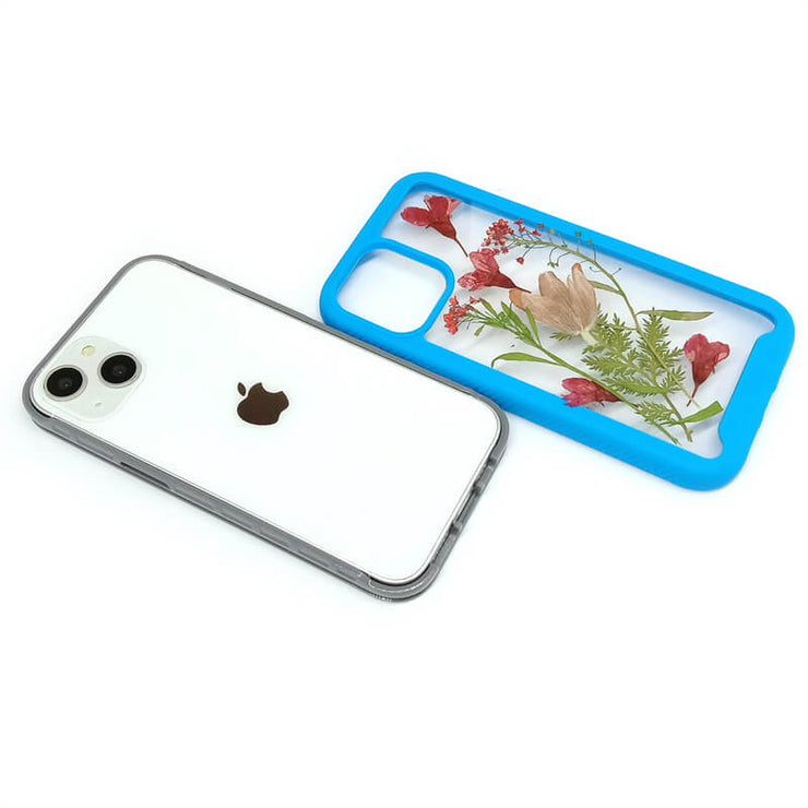 Red Begonia | 2 in 1 Full Protection Case | Apple Samsung Google