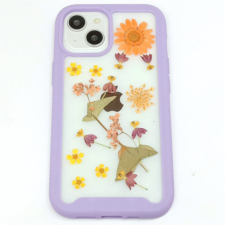 Orange Daisy Sorbaria Sorbifolia | 2 in 1 Full Protection Case | Apple Samsung Google