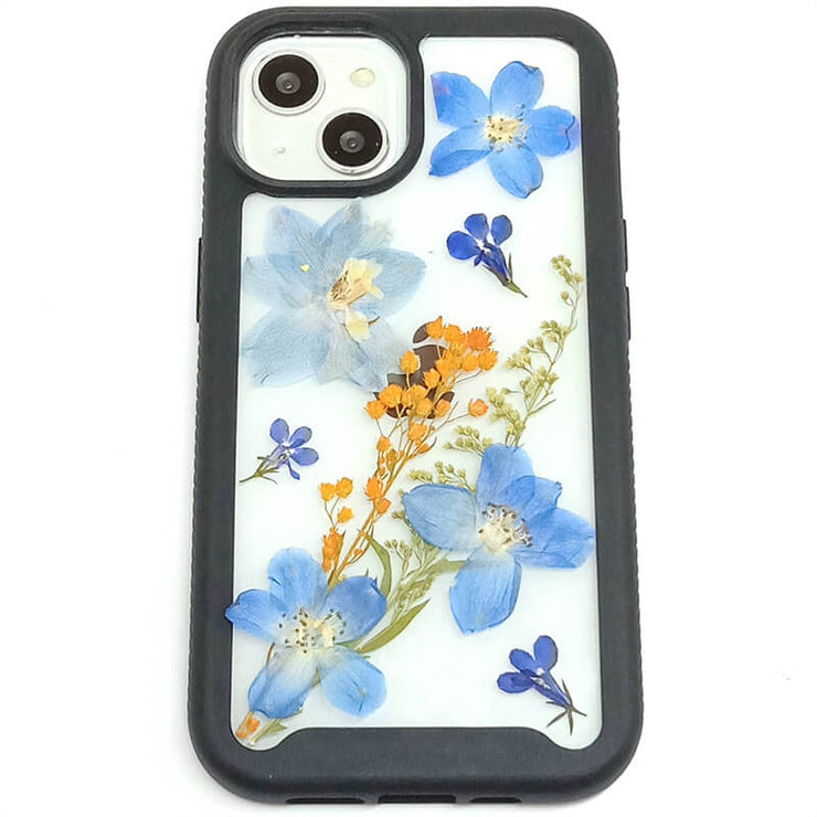 Blue Delphinium Polygonum Grass | 2 in 1 Full Protection Case | Apple Samsung Google