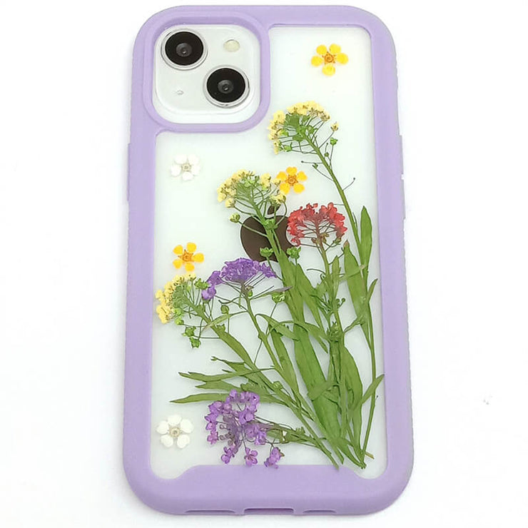 Alyssum - Yellow Red Purple | Weeds Series | 2 in 1 Full Protection Case | Apple Samsung Google