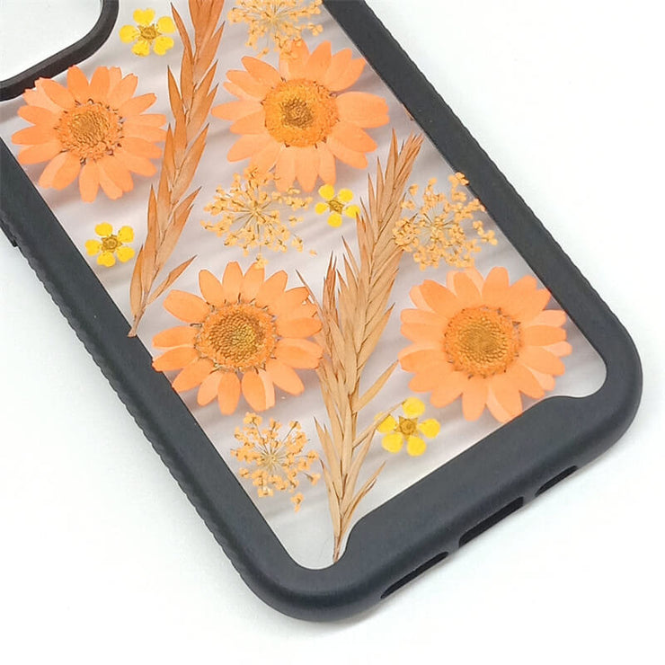 Orange Daisy Golden Melaleuca Bracteata | 2 in 1 Full Protection Case | Apple Samsung Google