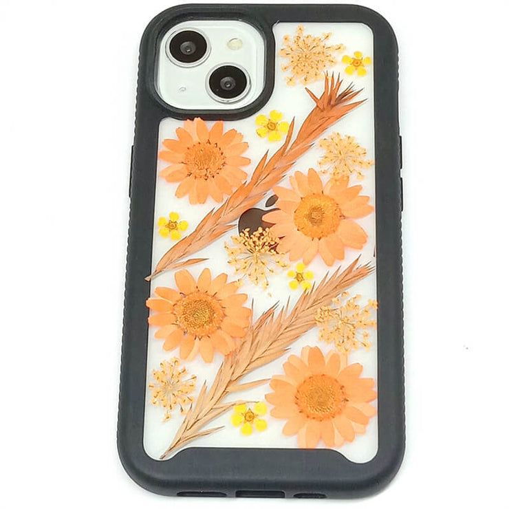 Orange Daisy Golden Melaleuca Bracteata | 2 in 1 Full Protection Case | Apple Samsung Google