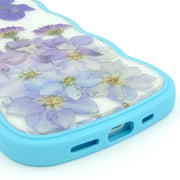 Blue Delphinium Aster | Waves Case | Bumper Border Case | iPhone 12/13/14 Phone Case