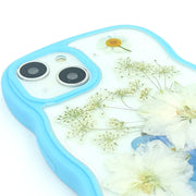 White Blue Delphinium | Waves Bumper Border Case | iPhone 12/13/14 Phone Case