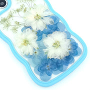 White Blue Delphinium | Waves Bumper Border Case | iPhone 12/13/14 Phone Case