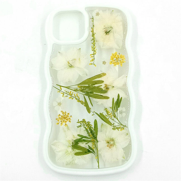 White Delphinium Melilotus suavcolen | Waves Bumper Border Case | iPhone 12/13/14 Phone Case