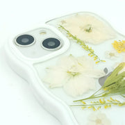 White Delphinium Melilotus suavcolen | Waves Bumper Border Case | iPhone 12/13/14 Phone Case