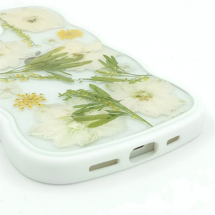 White Delphinium Melilotus suavcolen | Waves Bumper Border Case | iPhone 12/13/14 Phone Case