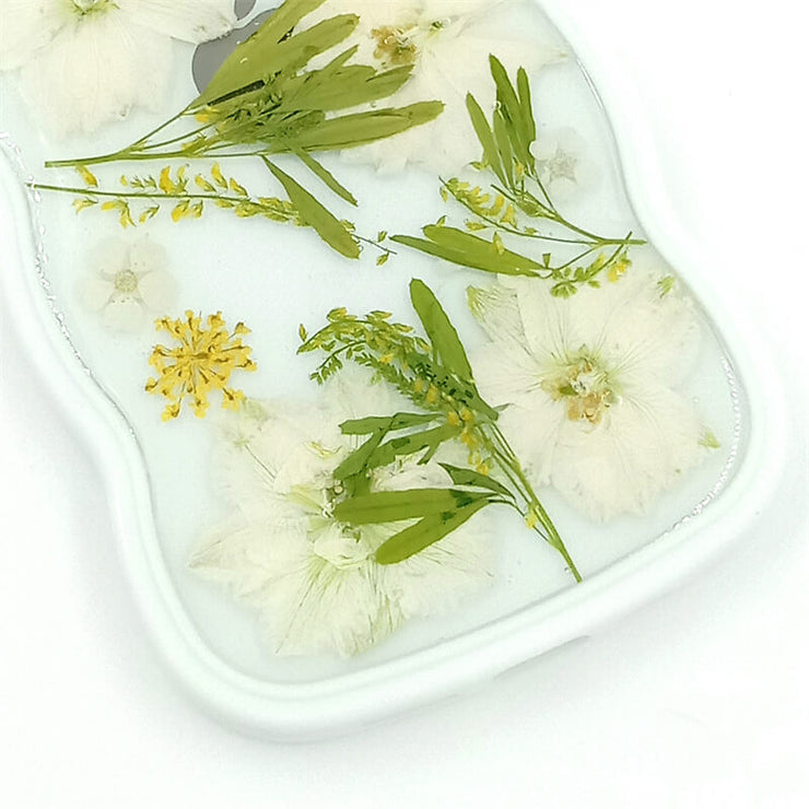 White Delphinium Melilotus suavcolen | Waves Bumper Border Case | iPhone 12/13/14 Phone Case