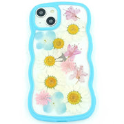 White Daisy Hydrangea | Waves Bumper Border Case | iPhone 12/13/14 Phone Case