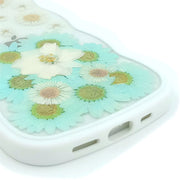 Delphinium surrounded by Daisies | Waves Bumper Border Case | iPhone 12/13/14 Phone Case