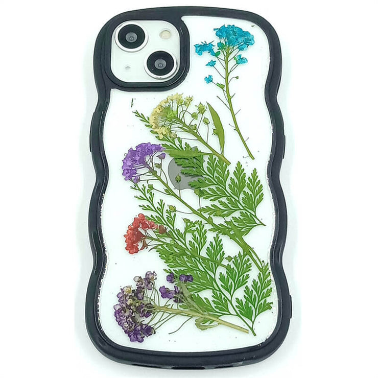 Colorful Alyssum | Weeds Series | Waves Bumper Border Case | iPhone 12/13/14 Phone Case