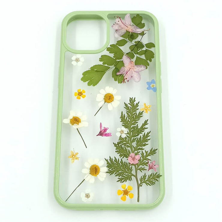 Begonia Lobelia Erinus | Weeds Series | with Lanyard | with Magsafe | Colorful Border Case