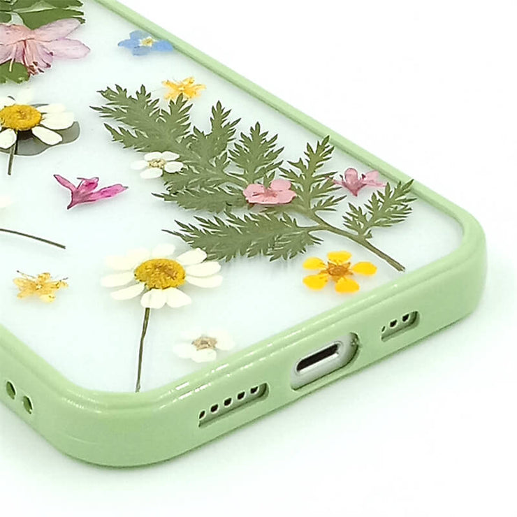 Begonia Lobelia Erinus | Weeds Series | with Lanyard | with Magsafe | Colorful Border Case