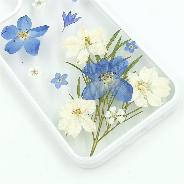 The Wind of Spring | Delphinium | with Lanyard | with Magsafe | Colorful Border Case