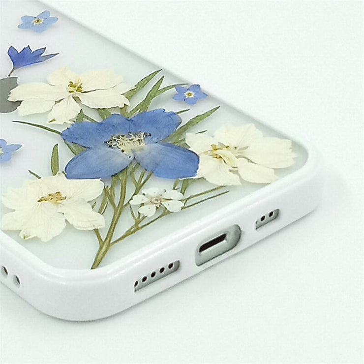 The Wind of Spring | Delphinium | with Lanyard | with Magsafe | Colorful Border Case