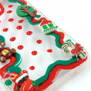 Candy Bear Santa | Cream Glue 3D Phone Case | Christmas Collection