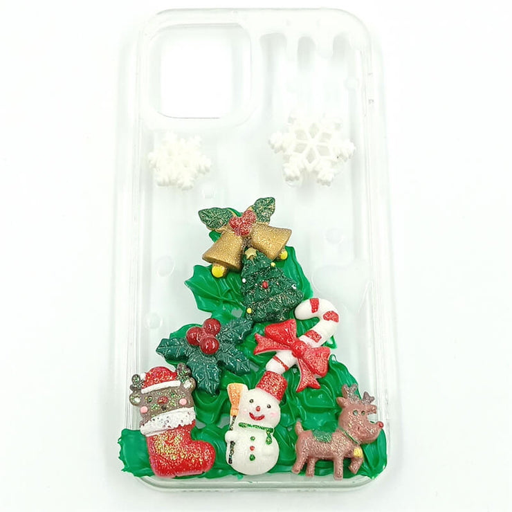 Cream Glue Christmas Tree | Cream Glue 3D Phone Case | Christmas Collection