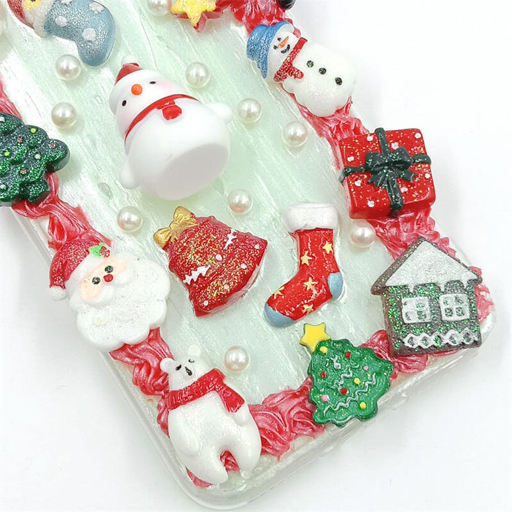 Christmas Toys | Cream Glue 3D Phone Case | Christmas Collection