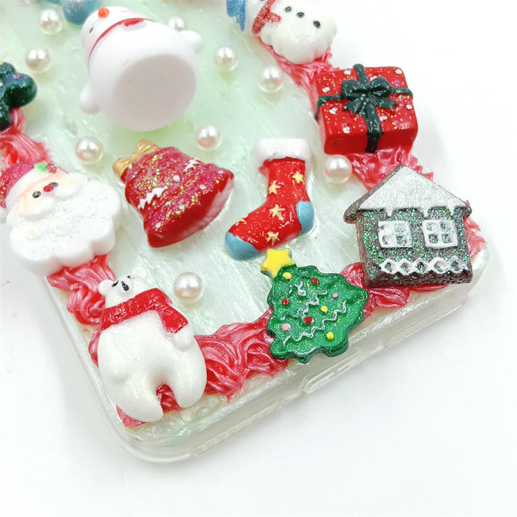 Christmas Toys | Cream Glue 3D Phone Case | Christmas Collection