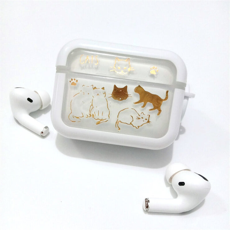 Cute Cat | Pets | Creative Collection | Resin | Case for AirPods