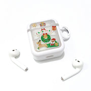 Santa Claus Riding Reindeer Cart | Christmas limited | Resin | Case for AirPods