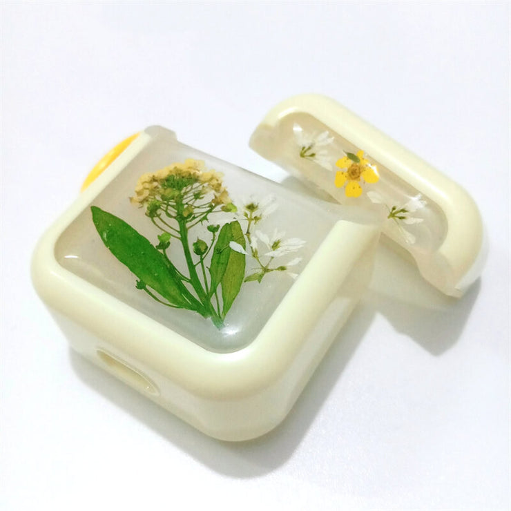 Yellow Alyssum | Pressed Real Flower | Resin | AirPods