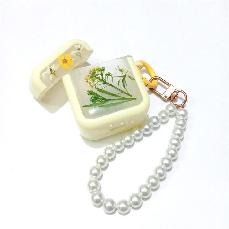 Yellow Alyssum | Pressed Real Flower | Resin | AirPods