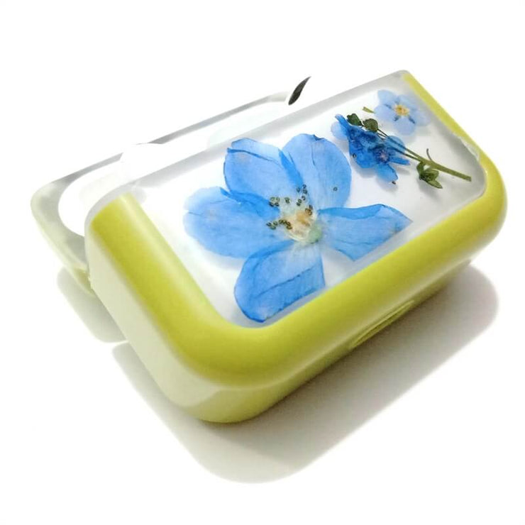 Blue Delphinium Forget Me Not | Pressed Real Flower | Resin | AirPods