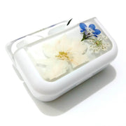 White Delphinium Lobelia Erinus | Pressed Real Flower | Resin | AirPods