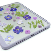 Purple Hydrangea | Detachable Back Tablet Case | with Lens Protector